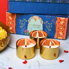 Shubh Labh - Golden Votive Set