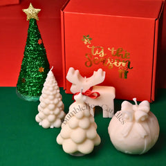White Christmas Centrepiece Set