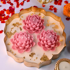Radiant Lotus Urli - 9 inch Centrepiece