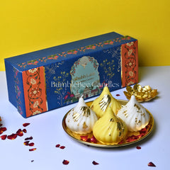 Jumbo Modak Candles Gift Set of 4