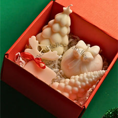 White Christmas Centrepiece Set