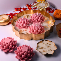 Radiant Lotus Urli - 9 inch Centrepiece