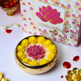 Luxury Floral Urli Candle Gift Box
