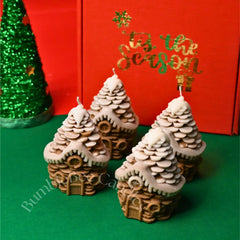 GingerBread House - Set of 4
