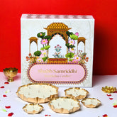 Shubh Samriddhi Lotus Urli Candle Gift Set