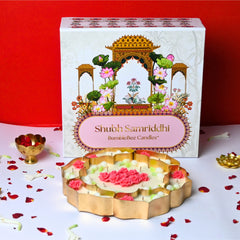 Shubh Samriddhi Divided Lotus Urli Candle Gift Box