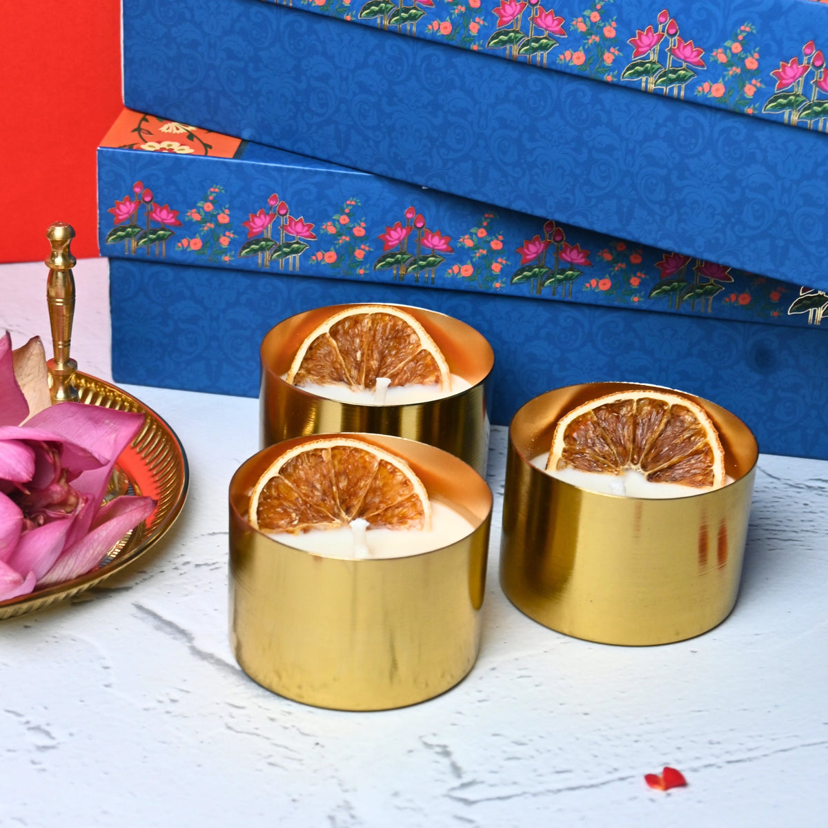 Shubh Labh - Golden Votive Set