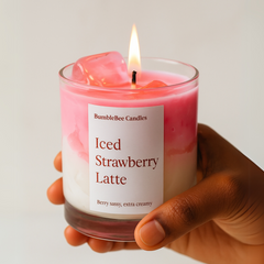 Iced Strawberry Latte