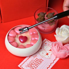 Bubble Heart Premium Scented Candle