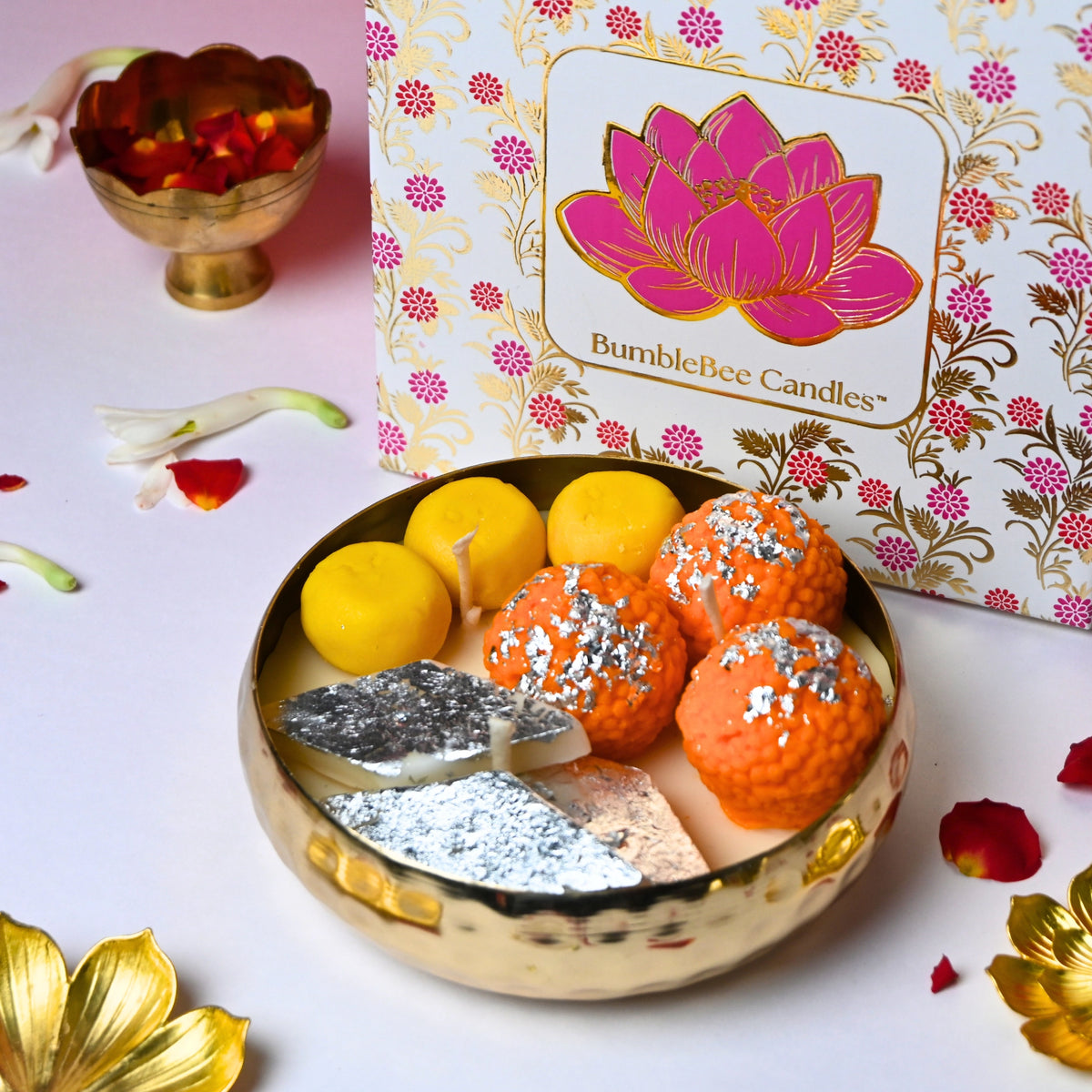 Festive Mithai Urli Candle Gift Box