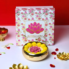 Luxury Floral Urli Candle Gift Box