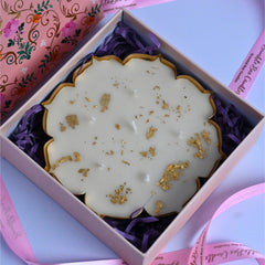 Large Golden Lotus Urli Gift Set