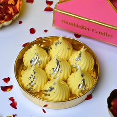 Yellow Modak Candles Gift Box of 6