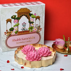 Radiant Lotus Urli - 9 inch Centrepiece