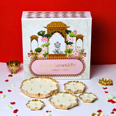 Shubh Samriddhi Lotus Urli Candle Gift Set