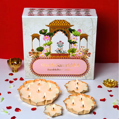 Shubh Samriddhi Lotus Urli Candle Gift Set